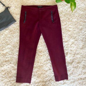 Banana Republic Sloan Burgundy Work Pant